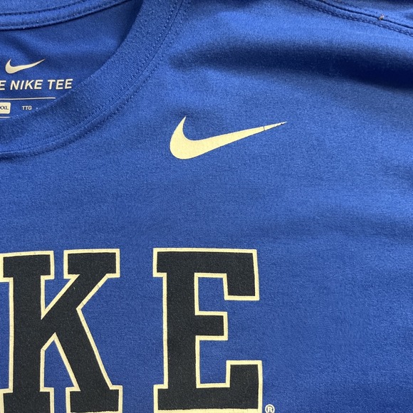 Vintage‎ Duke Blue Devils Lacrosse Shirt Mens XX Large Blue Nike Team NCAA Logo - Picture 4 of 10